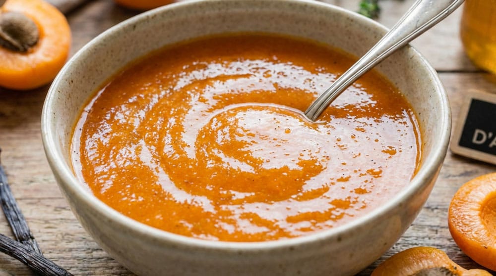 Sauce coulis aux abricots