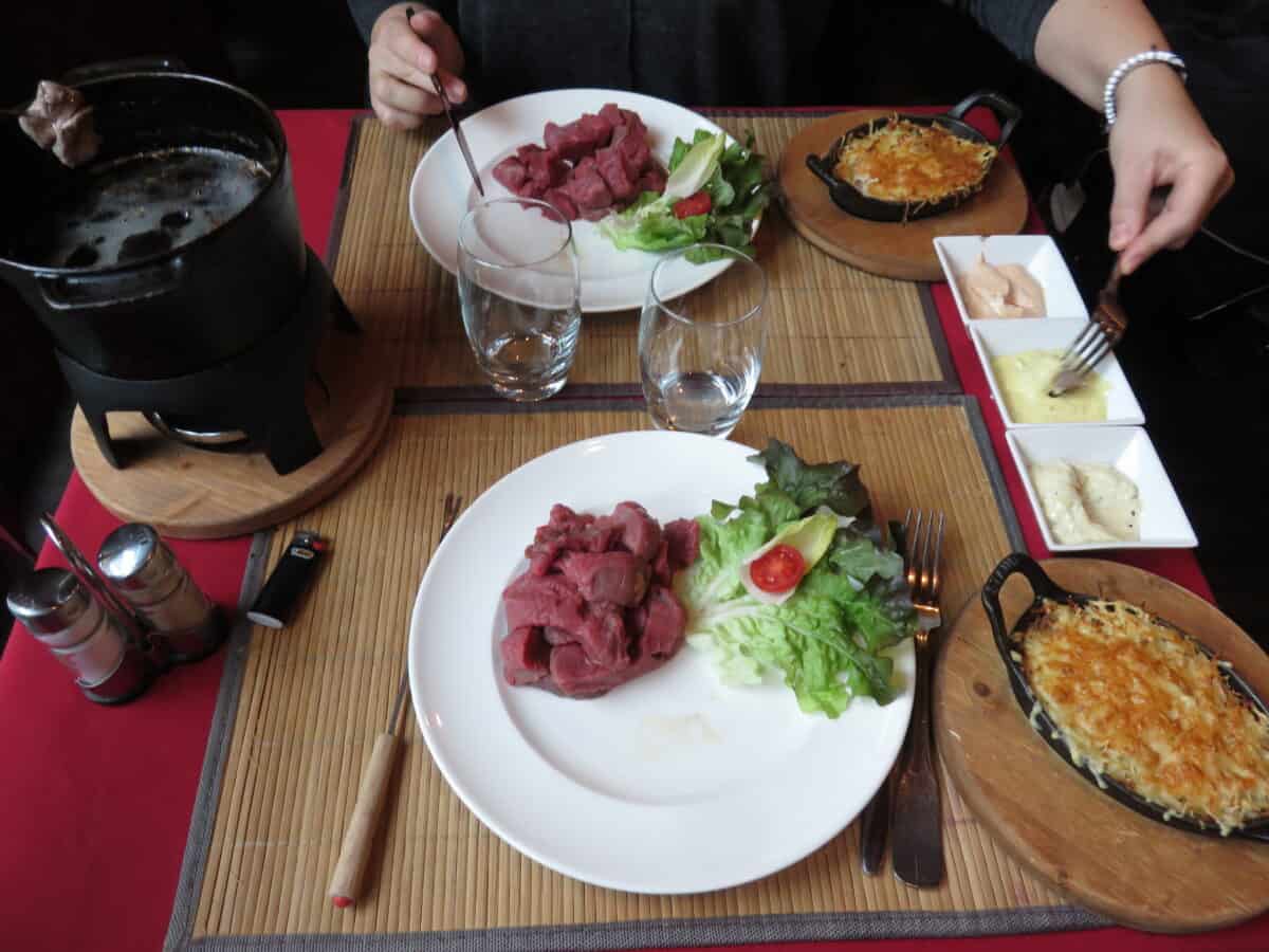 sauce fondue bourguignonne
