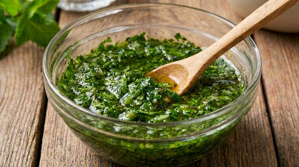 Sauce à la menthe