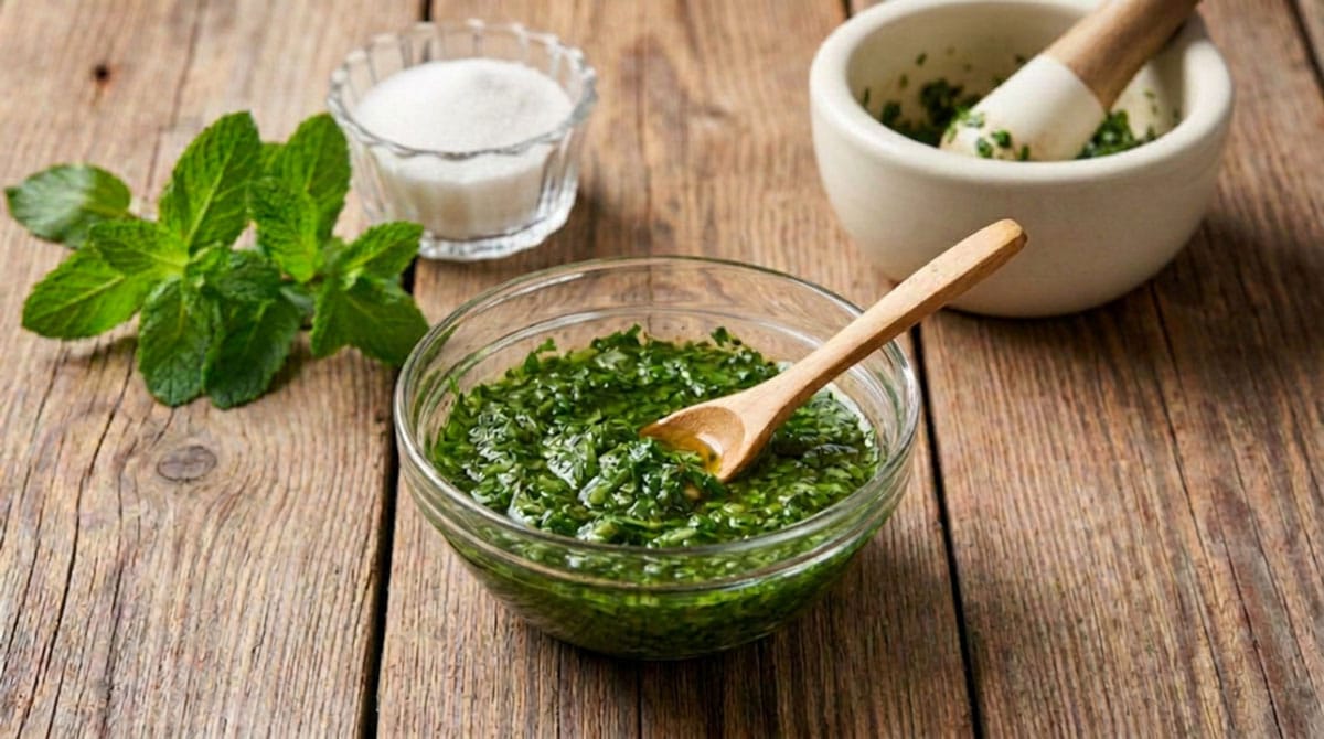 Sauce à la menthe