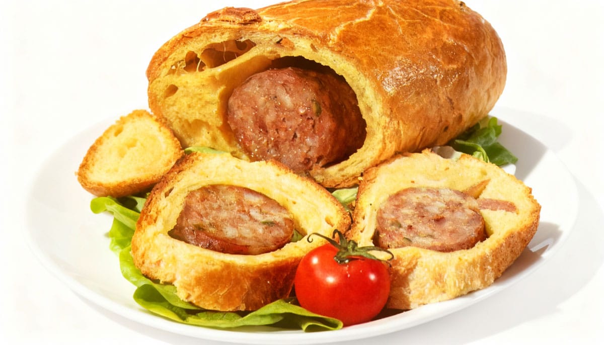 Saucisson en brioche
