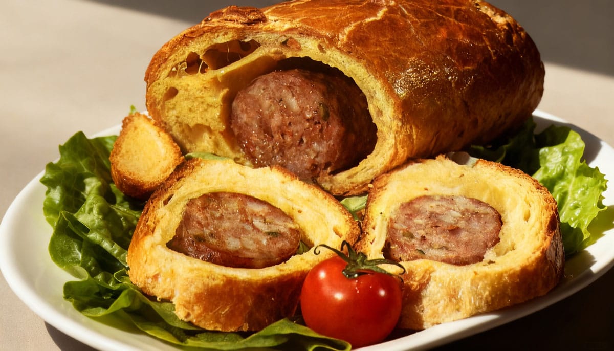 Saucisson en brioche