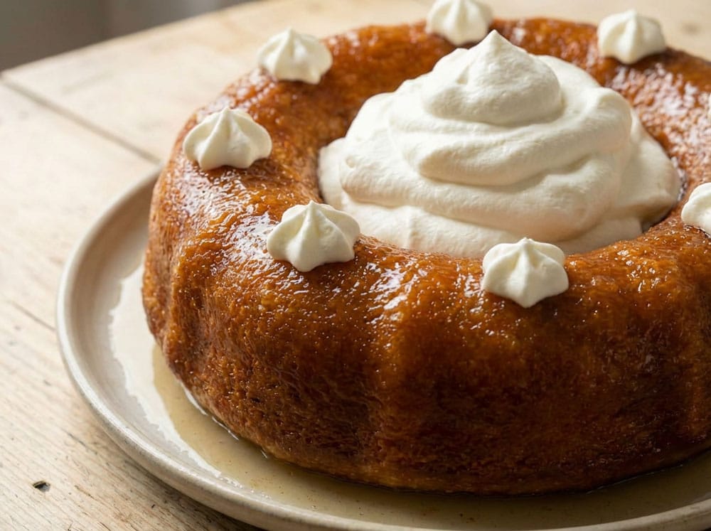 Savarin classique à la Chantilly