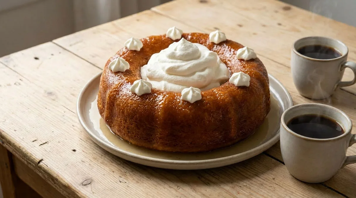 Savarin classique à la Chantilly