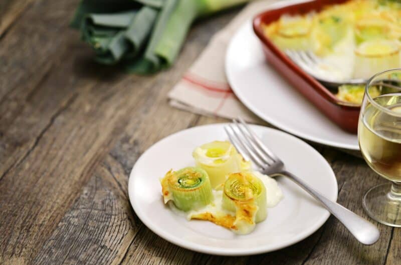 Recette du gratin de poireaux