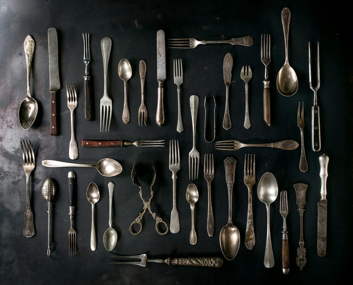 Set de couverts vintage