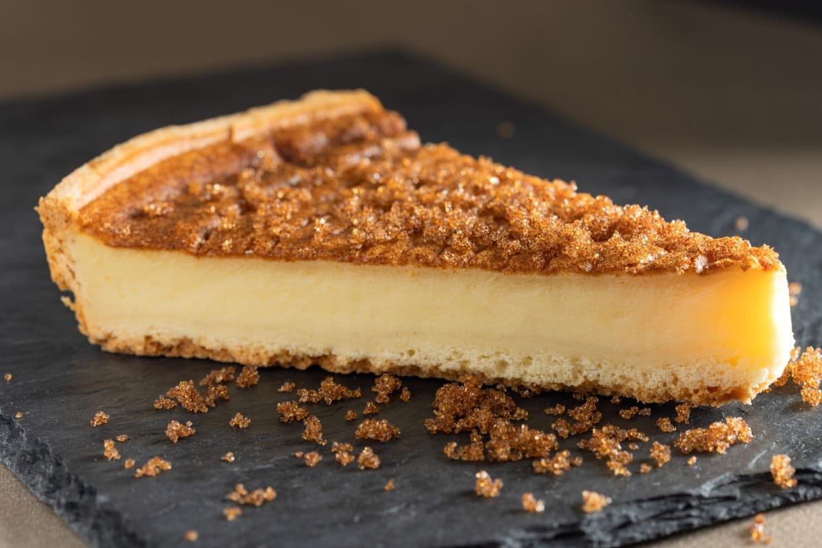 Tranche de Flan parisien Tarte classique