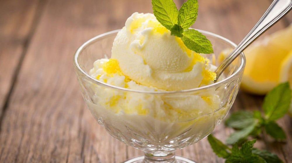Sorbet napolitain au citron