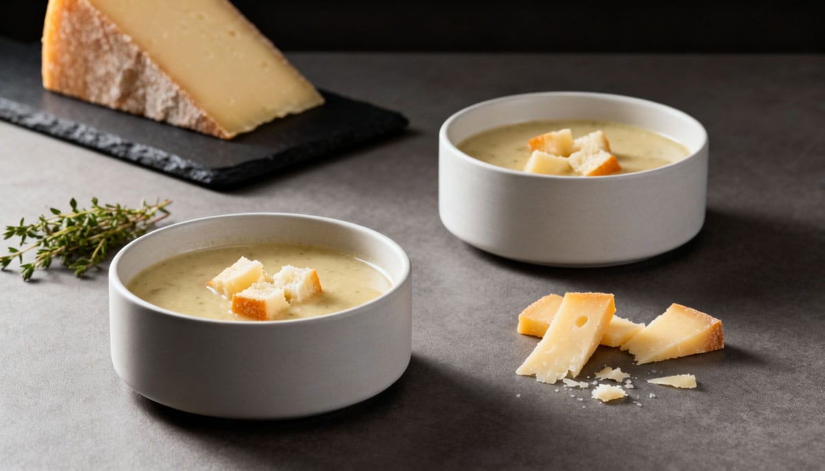 Soupe auvergnate au cantal