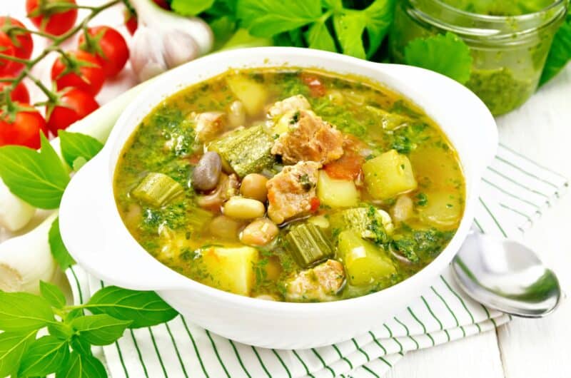 recette de soupe au pistou niçoise