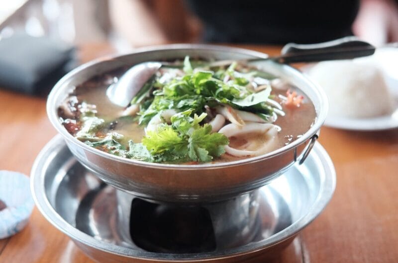 Soupe chinoise aux fruits de mer