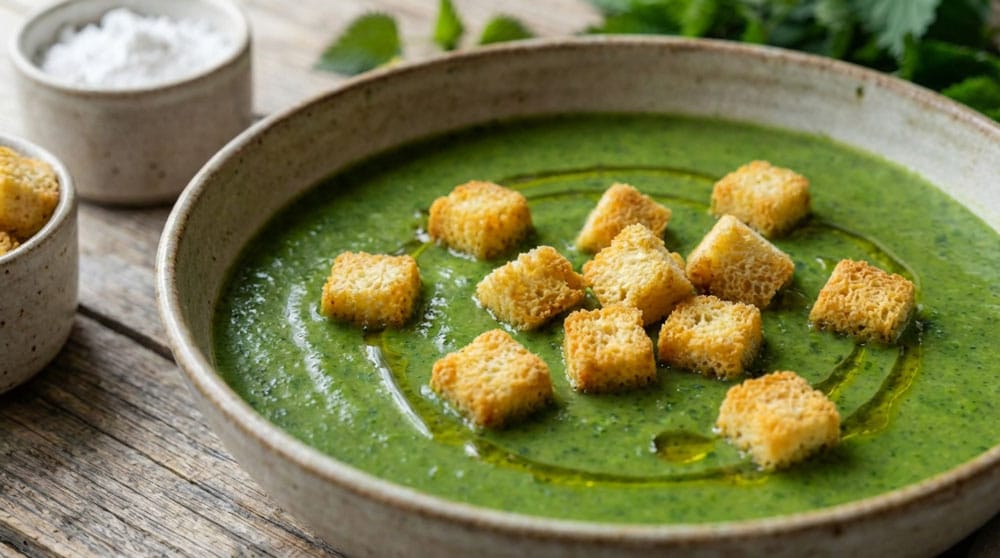Soupe d'ortie à l'écossaise
