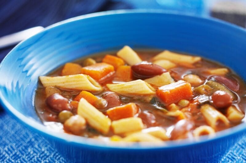 Minestrone aux macaronis