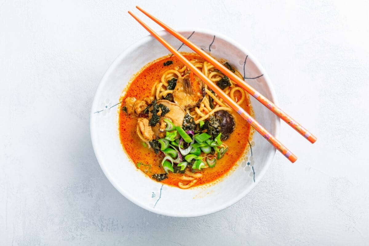 Soupe thaï au lait de coco