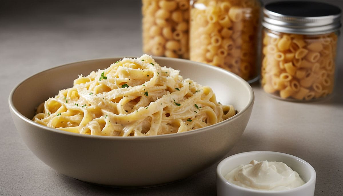 Tagliatelles à la crème