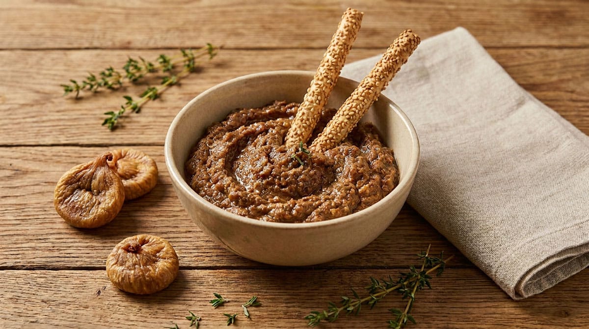 Tapenade maison aux olives et aux figues