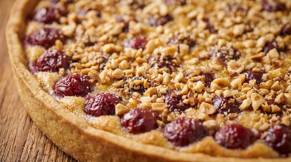 Tarte aux cerises à la viennoise