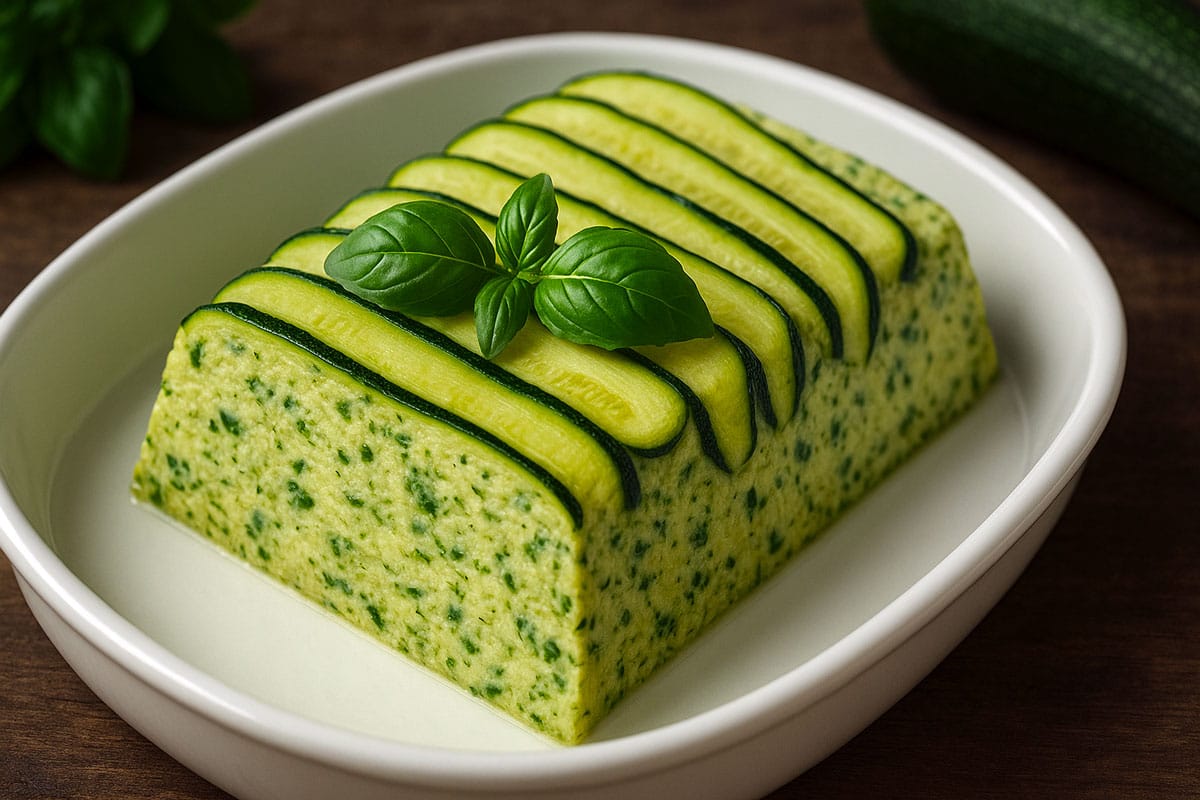 Terrine de courgettes au basilic