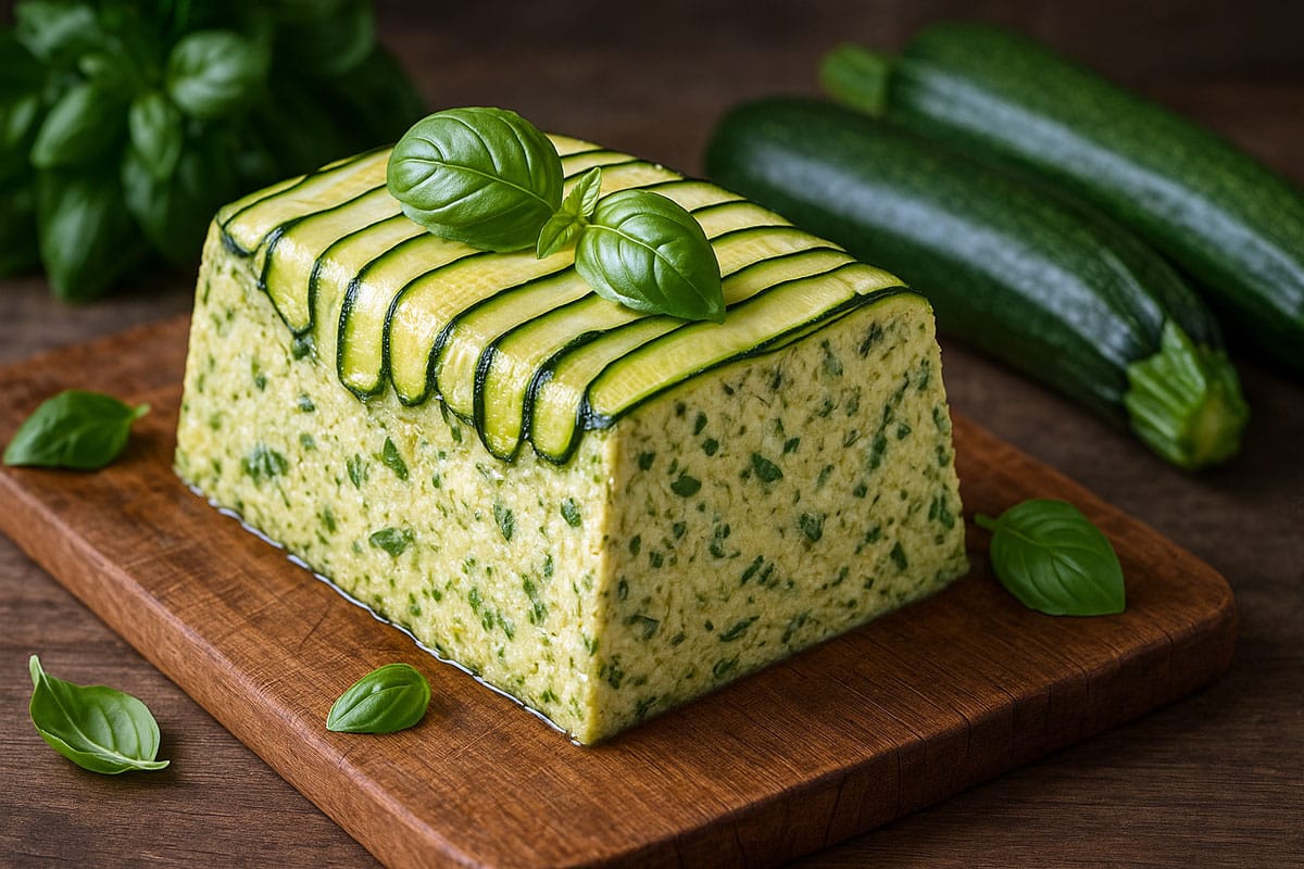 Terrine de courgettes au basilic