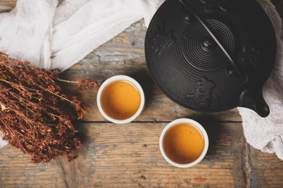 Traditional japanese herbal tea