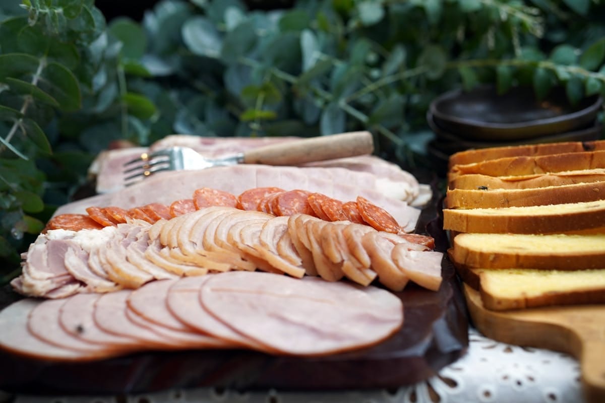Tranches d'aliments