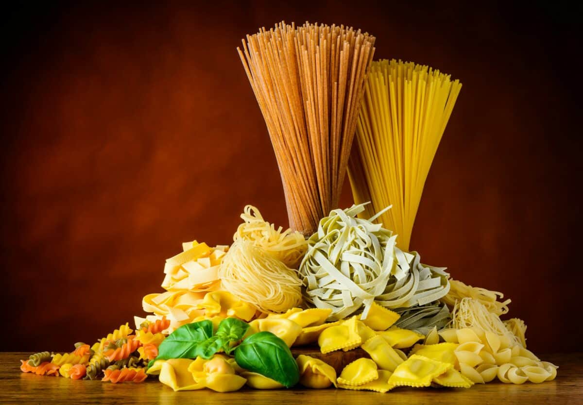 Types de pâtes italiennes