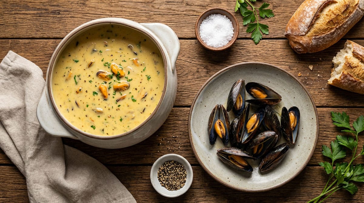 Velouté aux moules