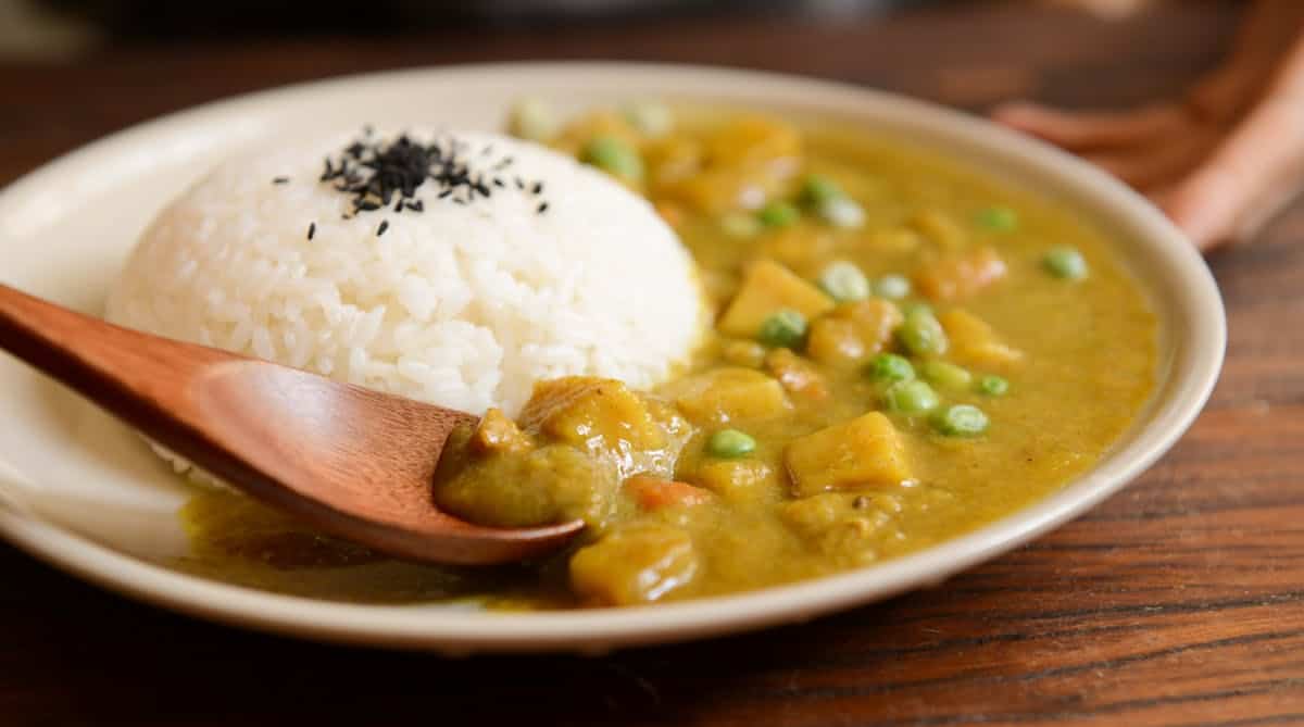 Velouté de curry aux légumes