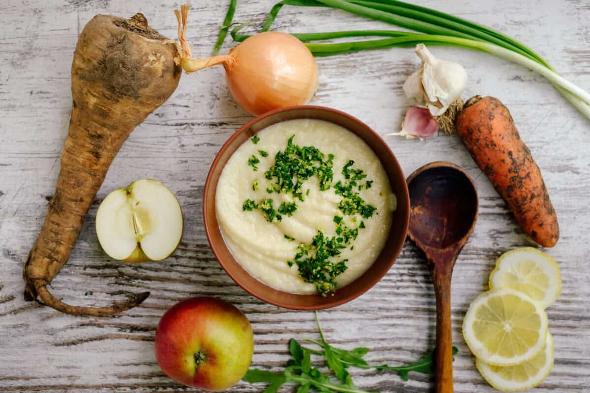 Velouté de panais et poires