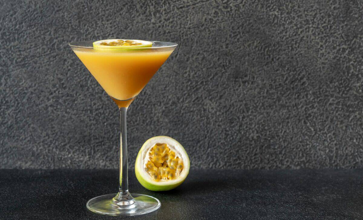 Verre de martini de star du porno