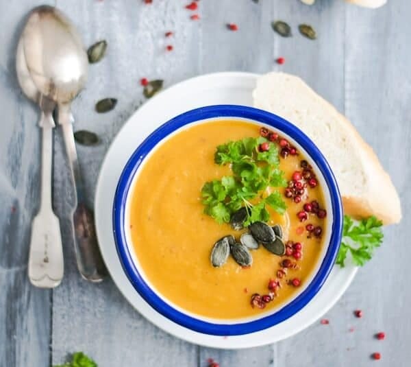 Velouté de curry aux légumes